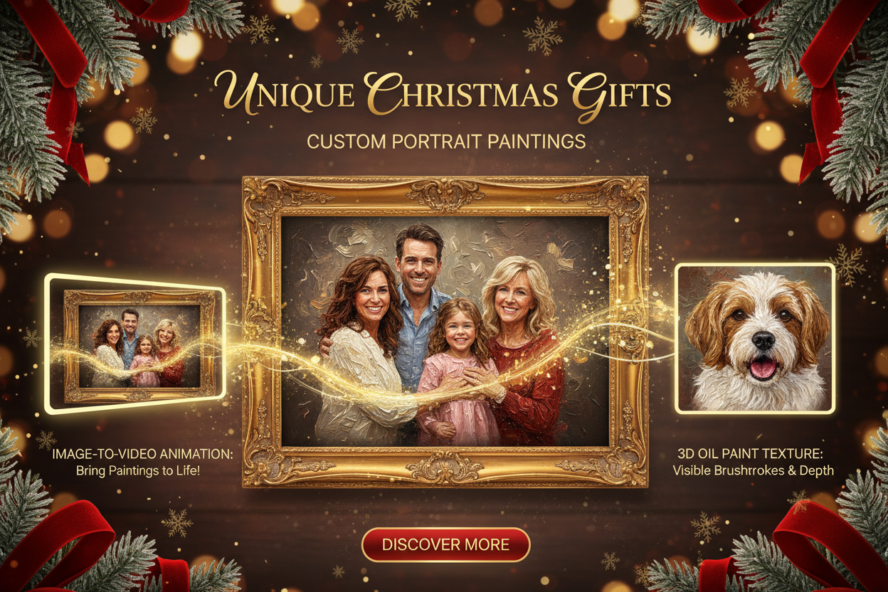 The Perfect Christmas Gift for Family – A Custom Painting with Real Emotion by PaintofDream