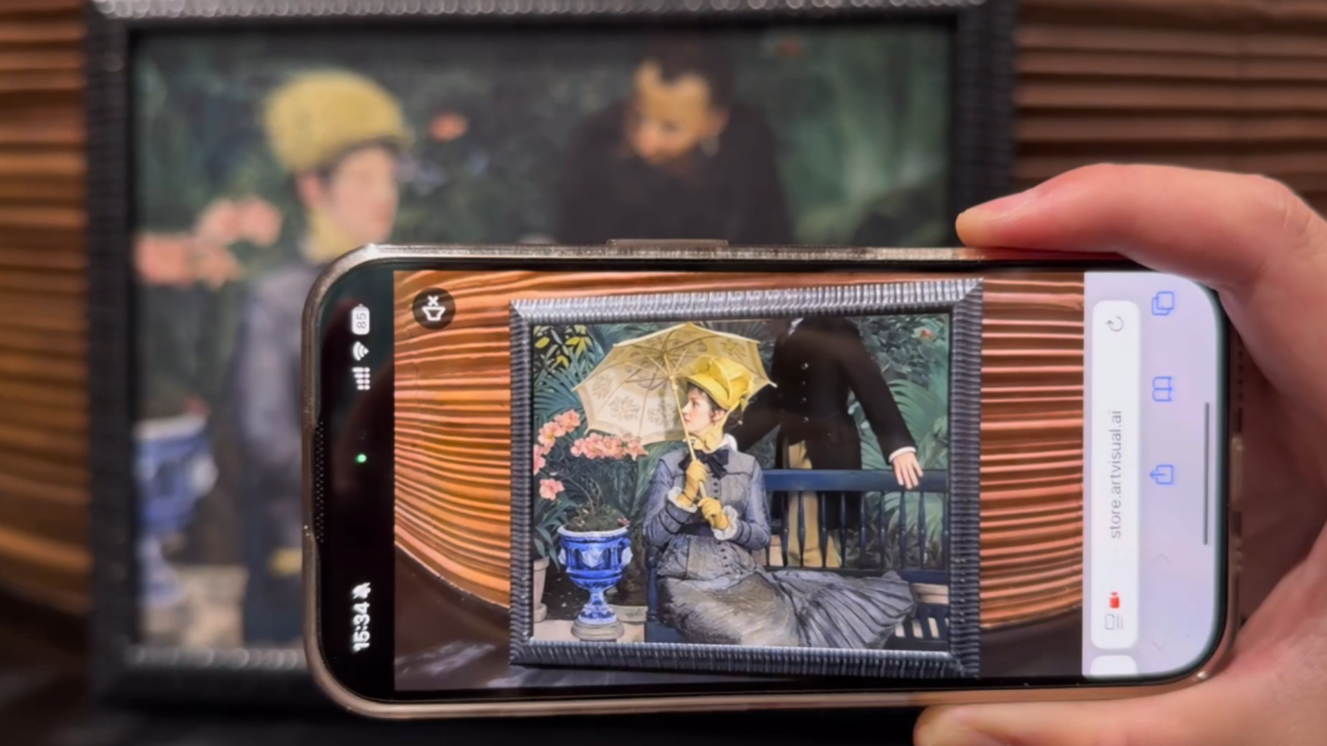 More Than Decoration — A Portal Through Time: Discover PaintofDream’s Exclusive AR-Enhanced Oil Painting
