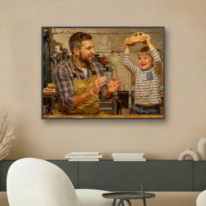 Custom 3D Texture Oil Painting (Contact for Shipping Cost)