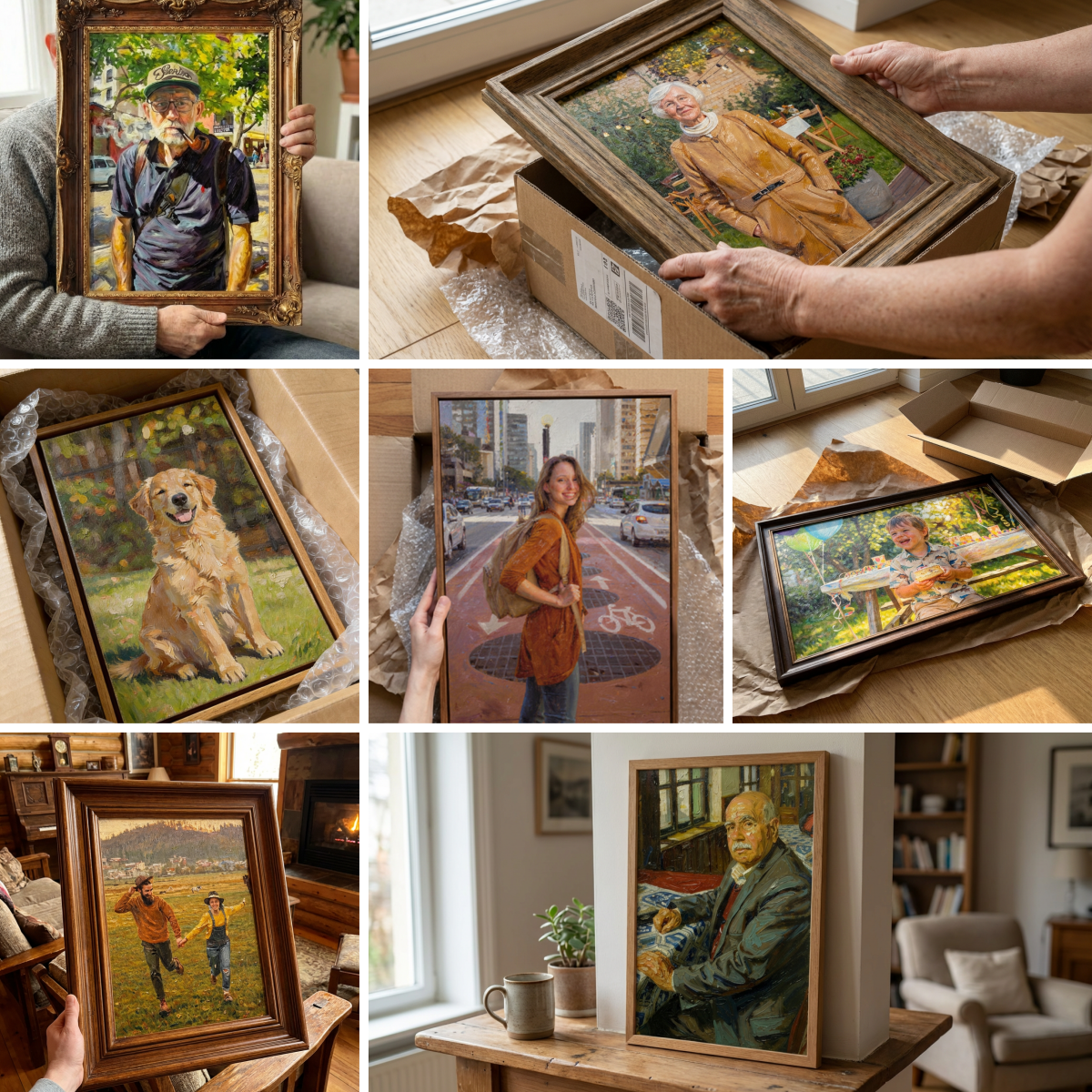 Custom 3D Texture Oil Painting (Contact for Shipping Cost)