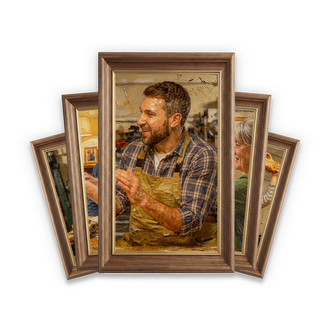 Custom 3D Texture Oil Painting (Contact for Shipping Cost)