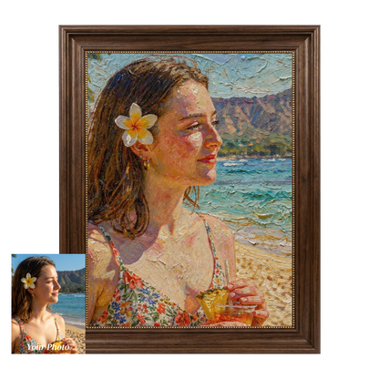 Custom 3D Texture Oil Painting (Contact for Shipping Cost)